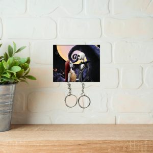 Móc khóa đôi ghép cặp – Đôi bí ngô Halloween