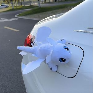Rồng bông trang trí ô tô – Rồng trắng