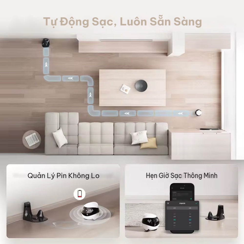 Gọn trên mọi mặt bàn
