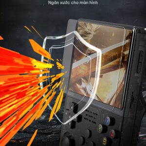 Miếng kính cường lực đặt cạnh máy chơi game