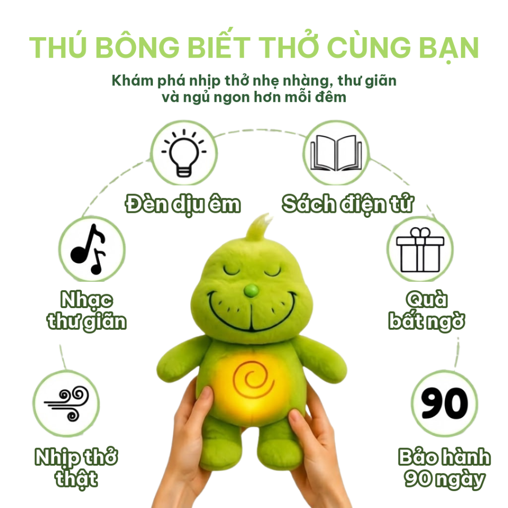 Nhịp thở dẫn bạn vào giấc
